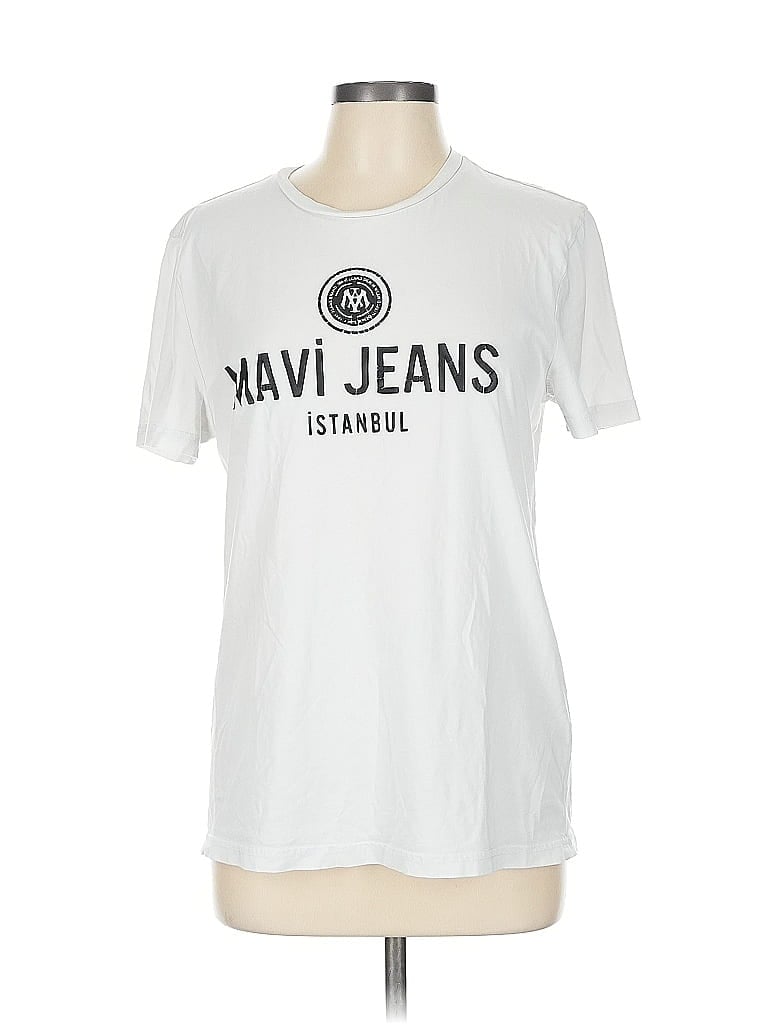 Click to view more detailed imagery on our partner's website Pre-owned Mavi Short Sleeve T-shirt In White