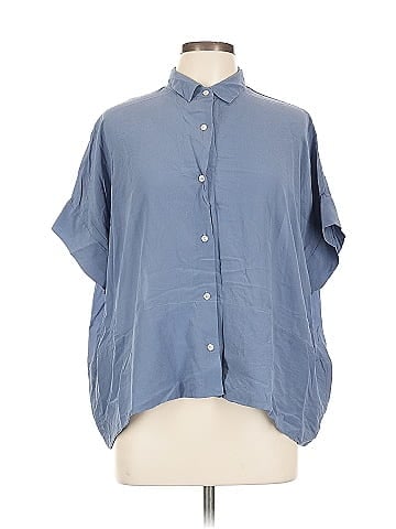 Everlane Short Sleeve Silk Top (view 1)