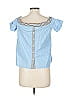Bailey 44 Blue Short Sleeve Blouse Size EU 44 / US 14 - photo 2