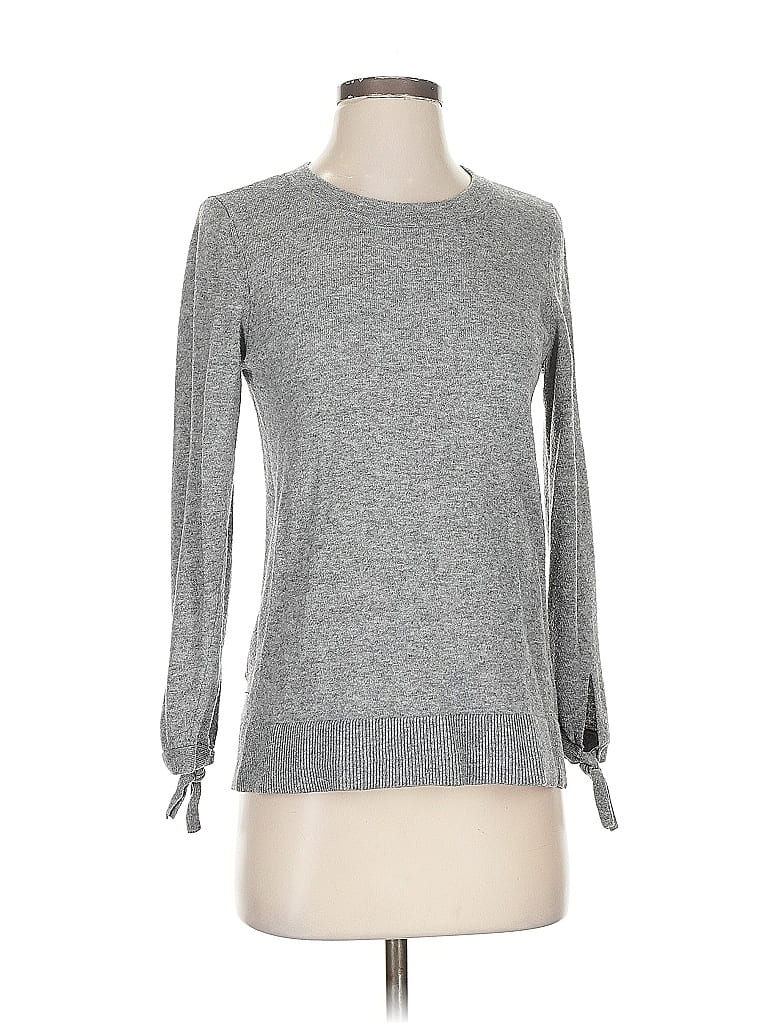Pre-owned Ann Taylor Loft Pullover Sweater In Gray
