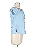Bailey 44 Blue Short Sleeve Blouse Size EU 44 / US 14 - photo 4