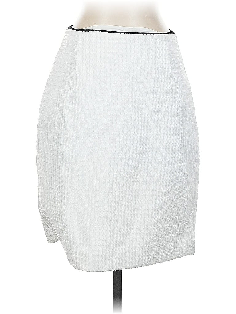White House Black Market Formal Skirt In White