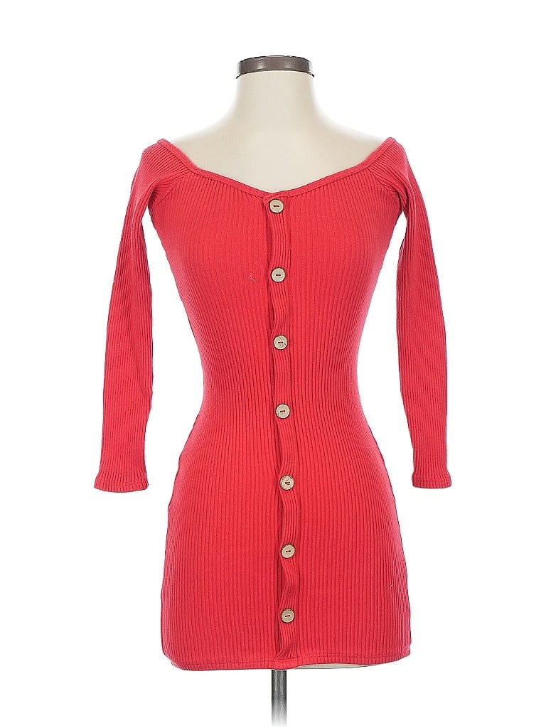 Pre-owned Better Be Casual Dress In Red
