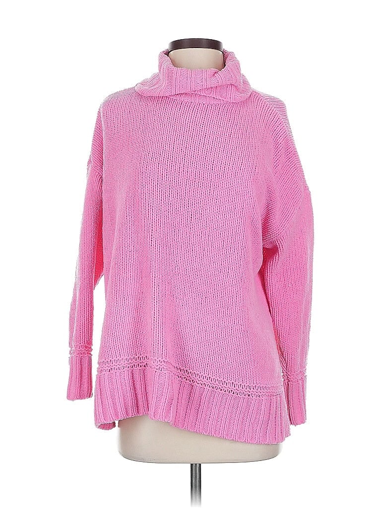 Pre-owned Aerie Turtleneck Sweater In Pink