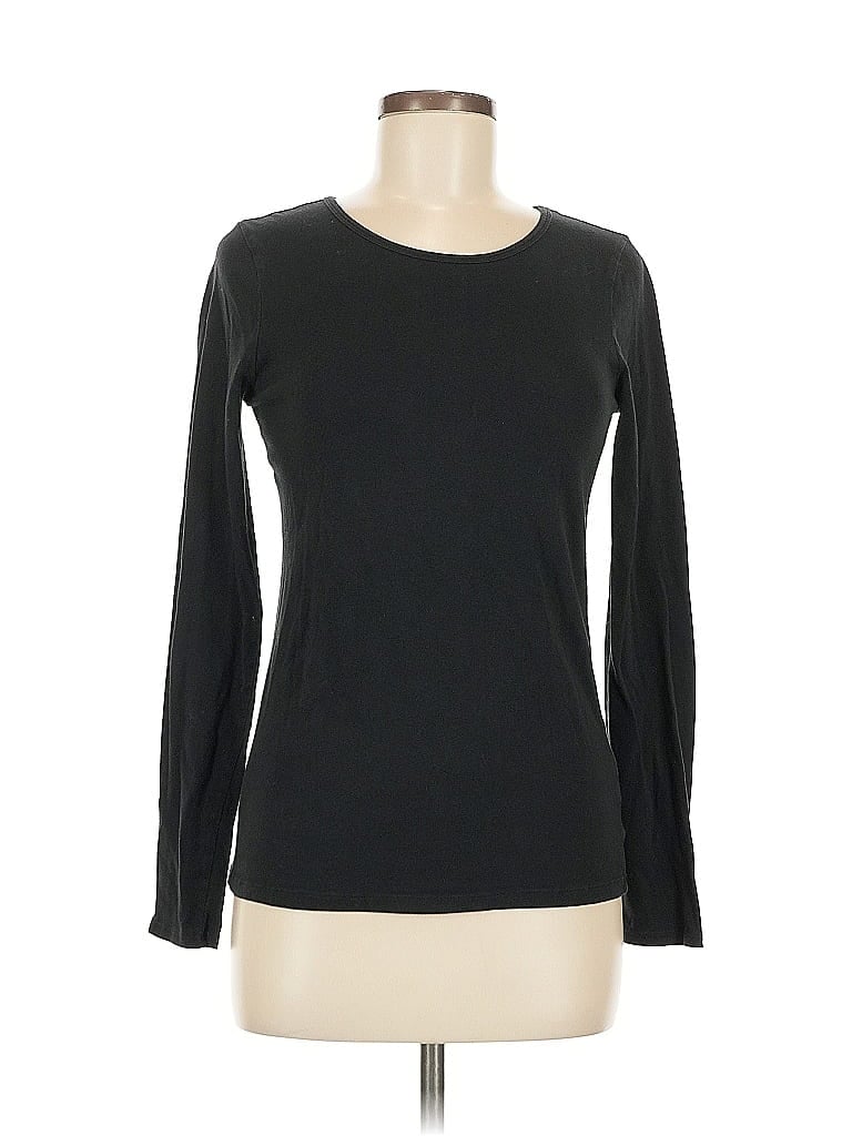 Pre-owned Calvin Klein Long Sleeve T-shirt In Black