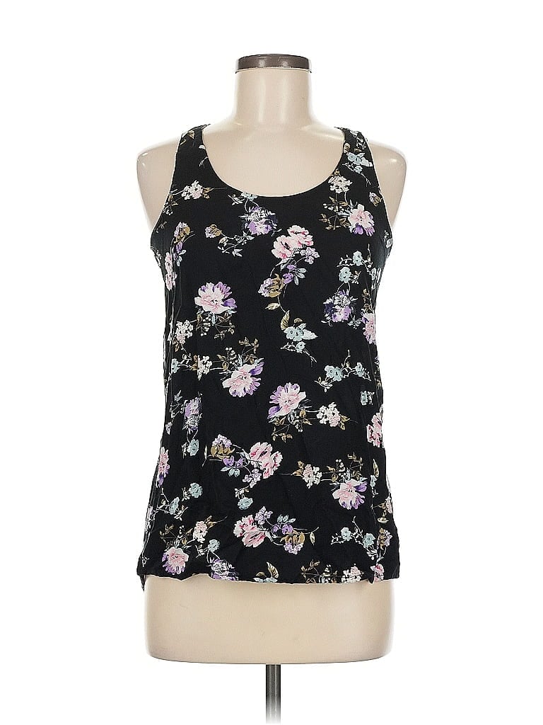 Pre-owned Dex Tank Top Black Halter Neckline Tops