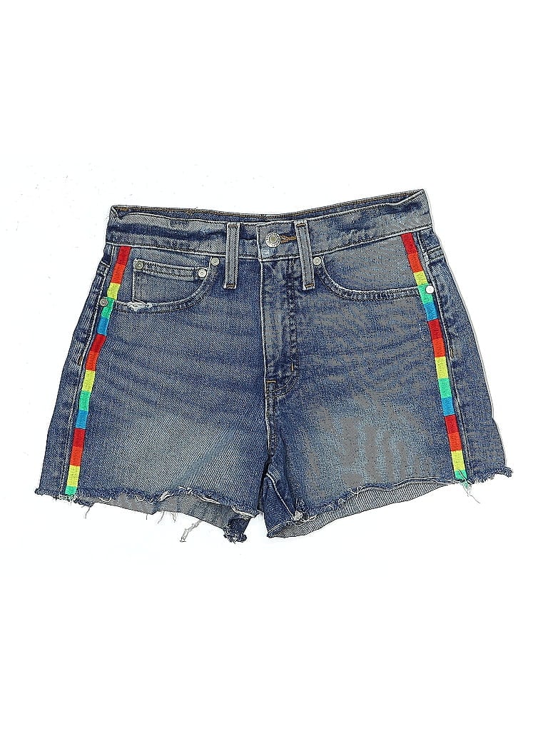 Pre-owned Point Sur Denim Shorts In Blue