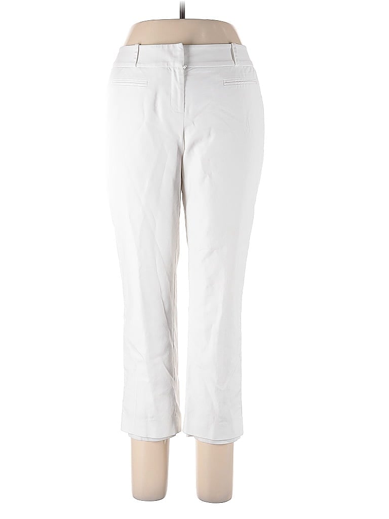 Pre-owned Halogen Casual Pants In White