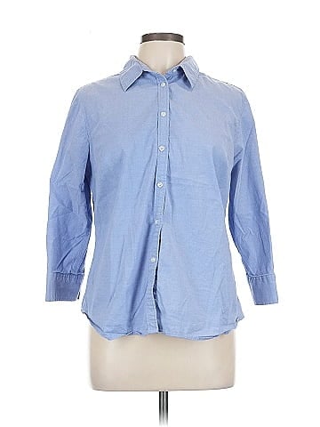 IZOD 3/4 Sleeve Button-Down Shirt (view 1)