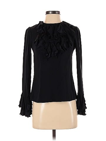 Alisha Levine Long Sleeve Silk Top (view 1)