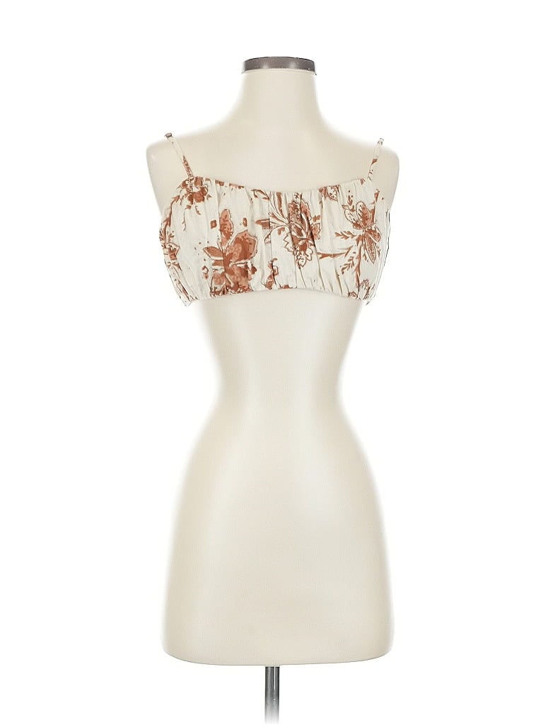 Click to view more detailed imagery on our partner's website Pre-owned Abercrombie & Fitch Tube Top Ivory Strapless Neckline Tops In White
