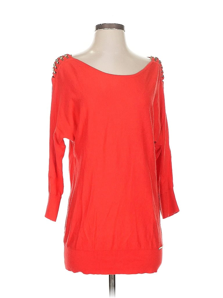 Pre-owned Michael Michael Kors Pullover Sweater In Red