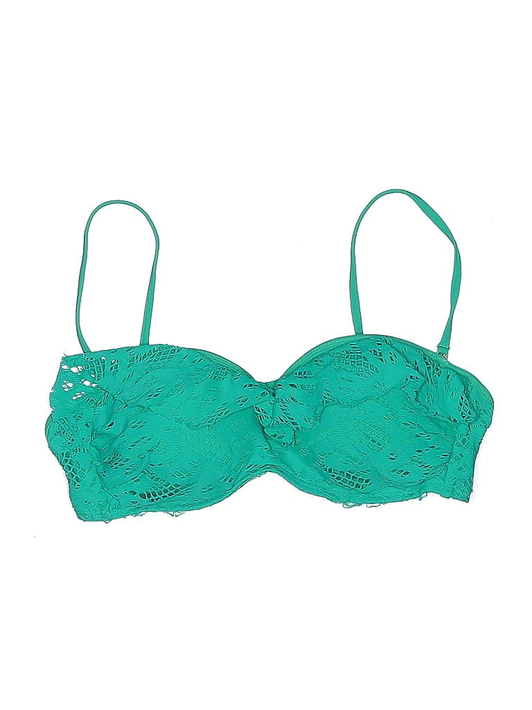 Click to view more detailed imagery on our partner's website Pre-owned Kenneth Cole Reaction Swimsuit Top Green Swimwear