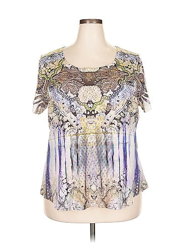 One World Short Sleeve Blouse (view 1)