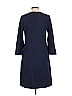 Jude Connally Solid Blue Casual Dress Size L - photo 2