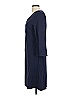 Jude Connally Solid Blue Casual Dress Size L - photo 4