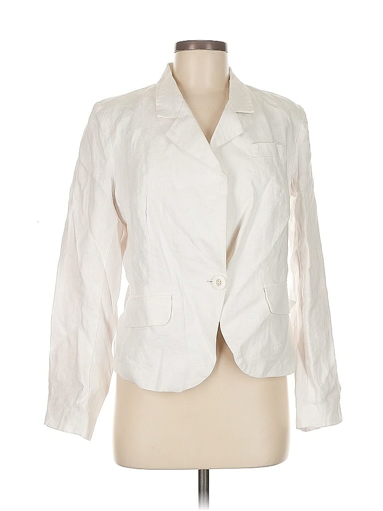 Pre-owned For Cynthia Blazer Jacket In White