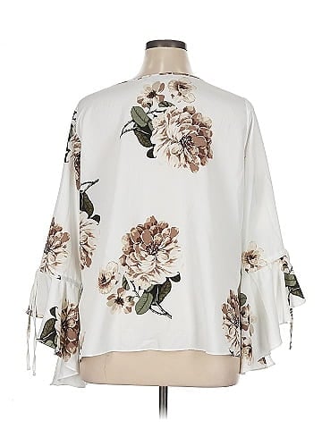 DG^2 by Diane Gilman 3/4 Sleeve Blouse (view 2)