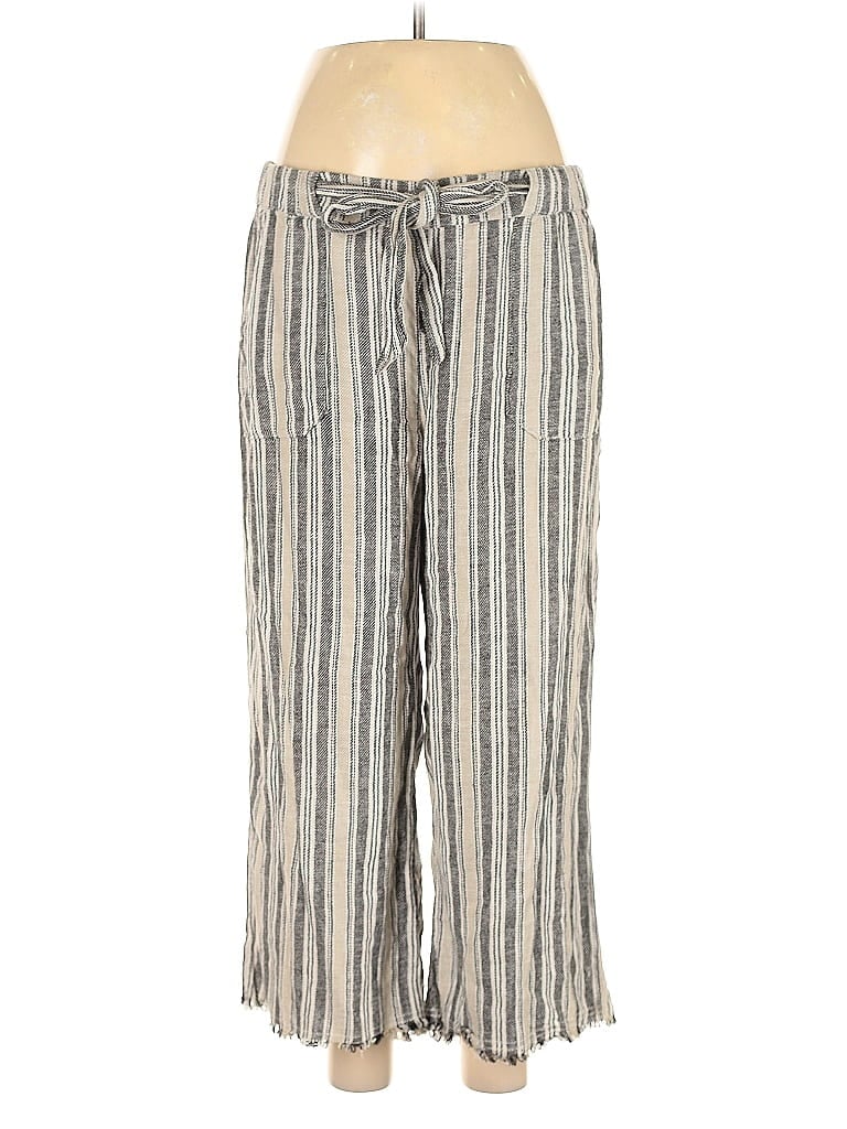 Pre-owned Caslon Linen Pants In White
