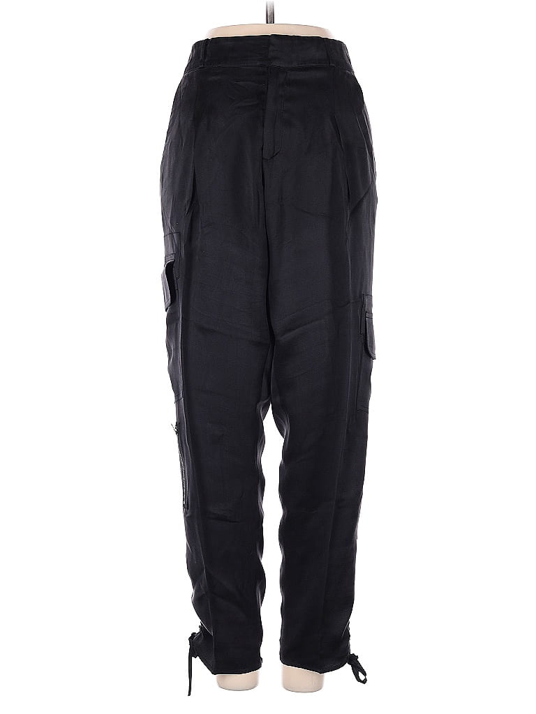 Pre-owned Parker Silk Pants In Black