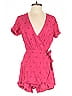 Anthropologie 100% Viscose Hearts Pink Romper Size S - photo 1