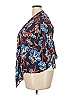 Monsoon 100% Viscose Blue Kimono Size 18 - photo 5