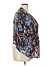 Monsoon 100% Viscose Blue Kimono Size 18 - photo 4