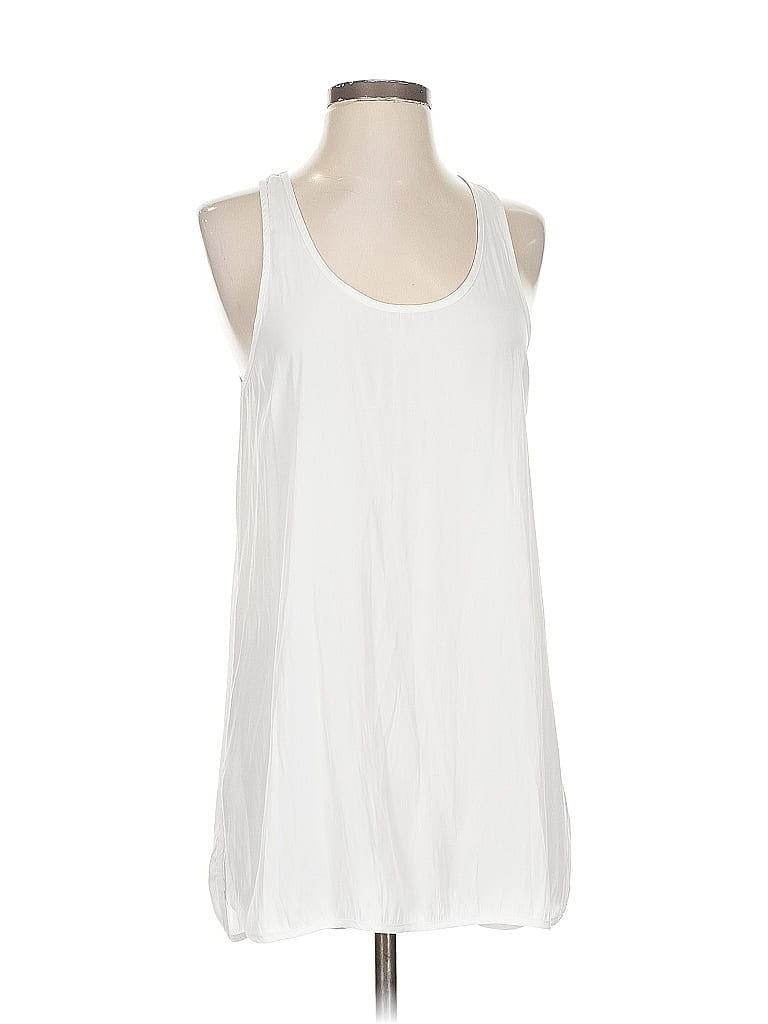 Pre-owned Lola And Sophie Sleeveless Blouse In White