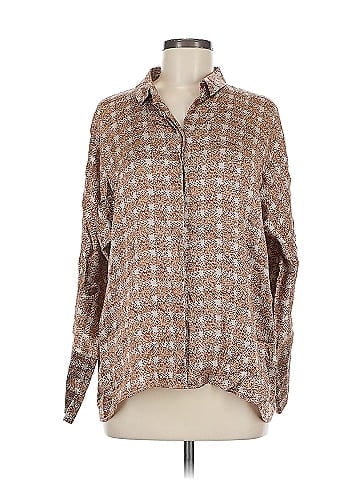 Olivier Strelli Long Sleeve Silk Top (view 1)