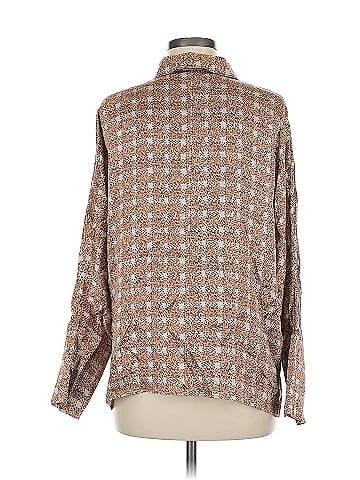 Olivier Strelli Long Sleeve Silk Top (view 2)