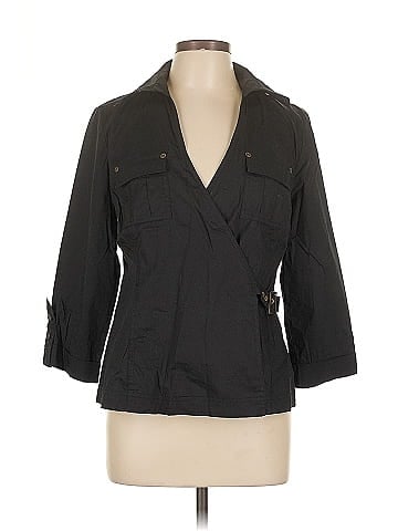 Tweeds 3/4 Sleeve Button-Down Shirt (view 1)