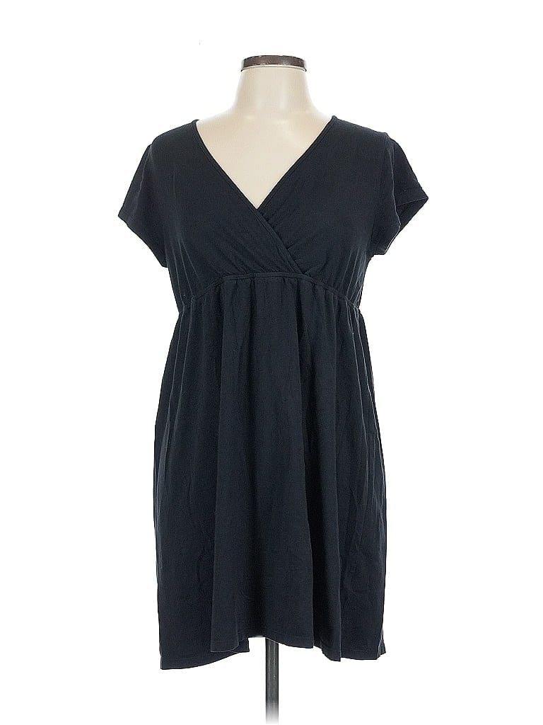 Pre-owned Garnet Hill Casual Dress In Black