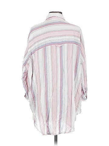 Pilcro by Anthropologie 3/4 Sleeve Button-Down Shirt (view 2)