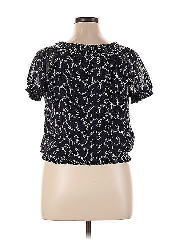 INC International Concepts Short Sleeve Blouse (view 2)