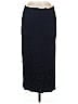 Amour Vert Chevron-herringbone Blue Formal Skirt Size M - photo 1