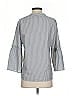 Maven West Gray 3/4 Sleeve Blouse Size S - photo 2