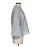 Maven West Gray 3/4 Sleeve Blouse Size S - photo 4