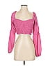 Lane 100% Polyester Pink 3/4 Sleeve Blouse Size S - photo 1