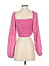 Lane 100% Polyester Pink 3/4 Sleeve Blouse Size S - photo 2