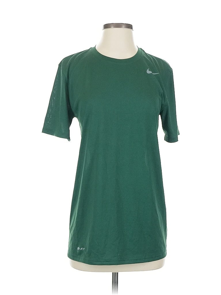 Pre-owned Nike Active T-shirt In Green