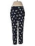 Chelsea28 100% Polyester Floral Blue Casual Pants Size S - photo 1