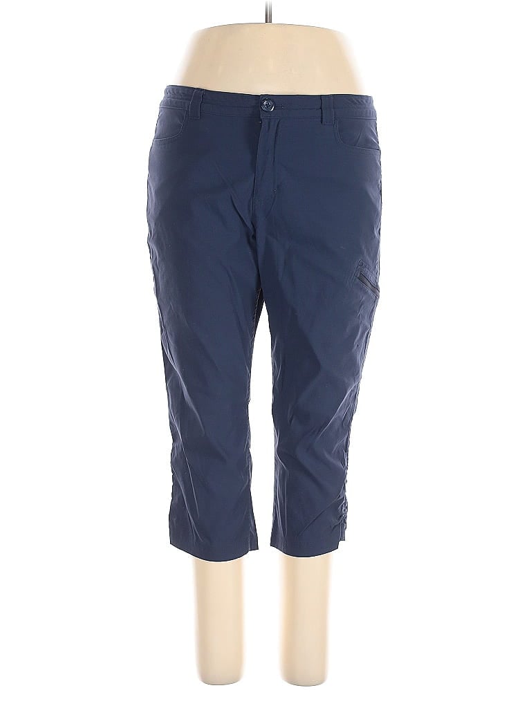 Pre-owned Eddie Bauer Casual Pants In Blue