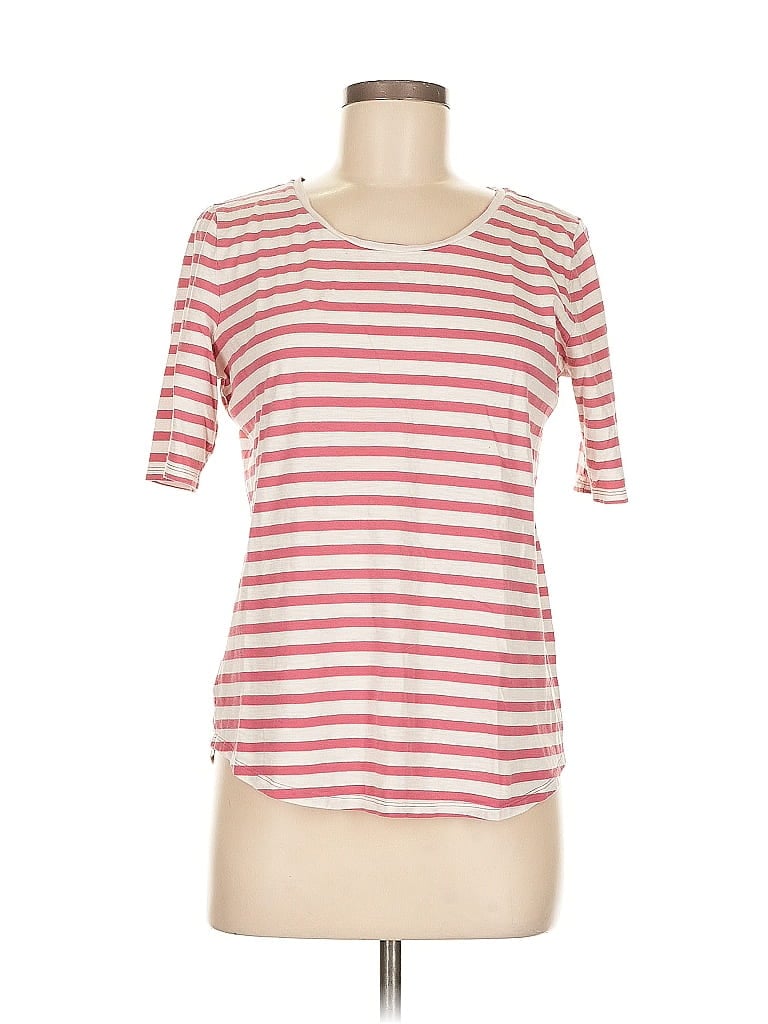 Pre-owned Ann Taylor Loft 3/4 Sleeve T-shirt In Pink