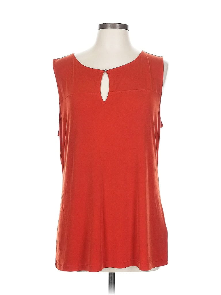 Pre-owned Banana Republic Factory Store Sleeveless T-shirt In Red