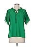 Hazel Green Short Sleeve Blouse Size M - photo 1