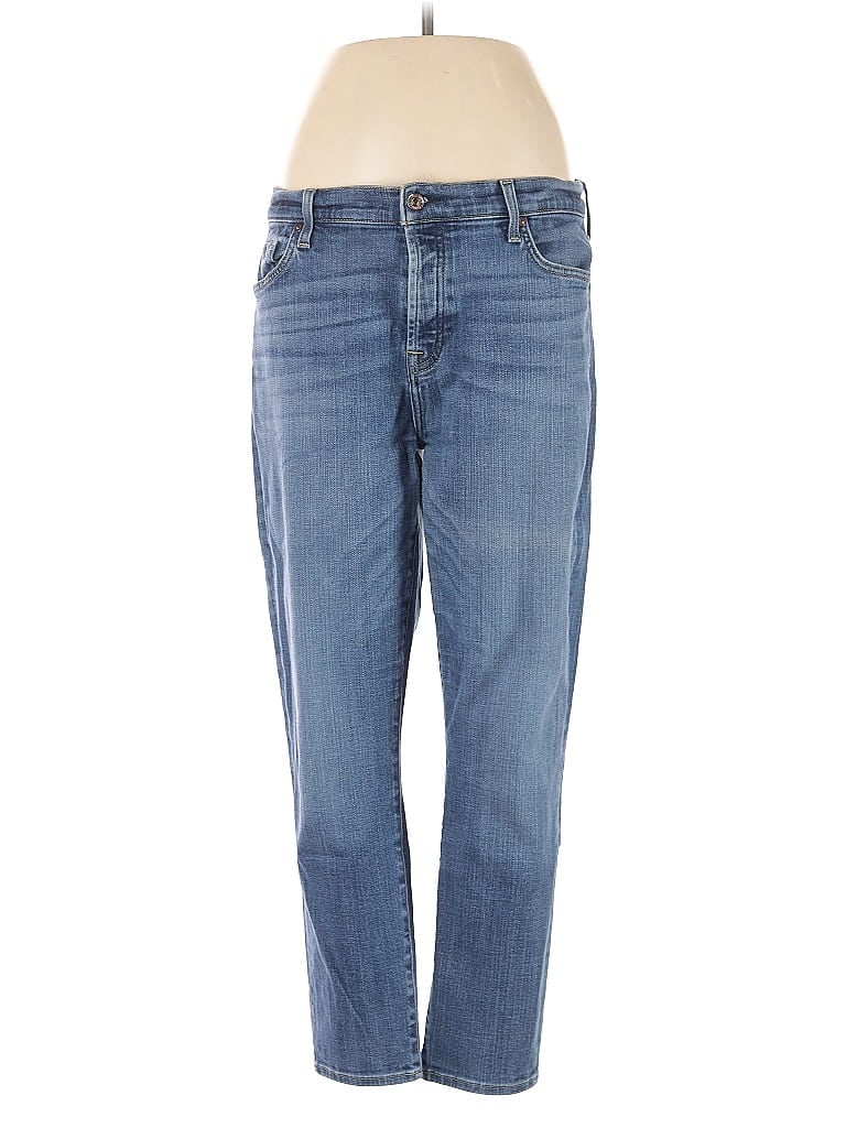 Pre-owned 7 For All Mankind Jeans In Blue