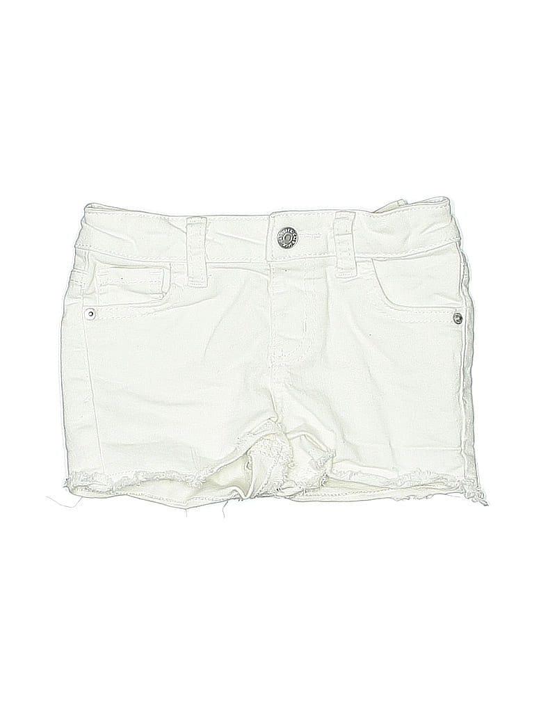 Click to view more detailed imagery on our partner's website Pre-owned Cat & Jack Kids' Denim Shorts In White