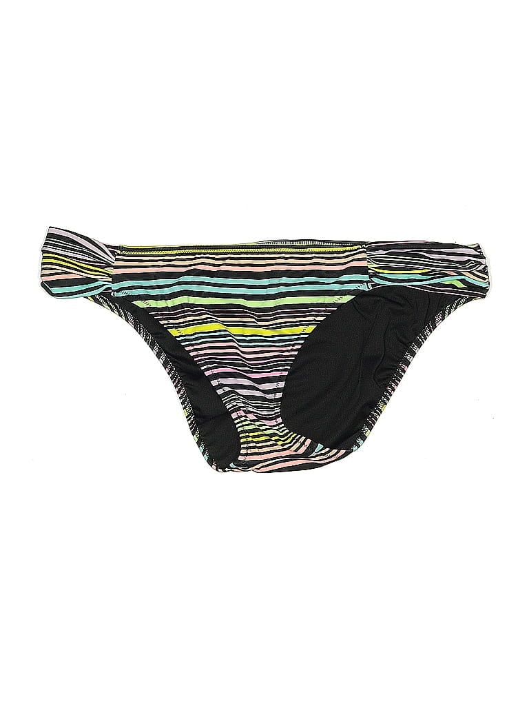 Pre-owned Victoria's Secret Swimsuit Bottoms In Black