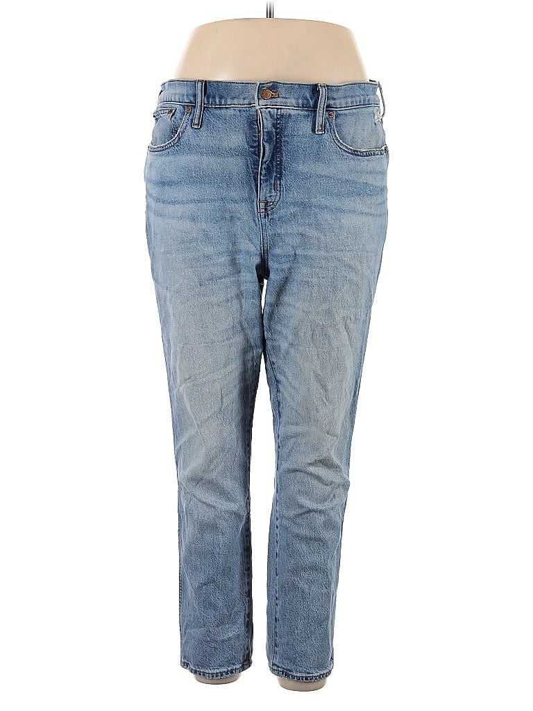 Pre-owned J.crew Factory Store Jeans In Blue