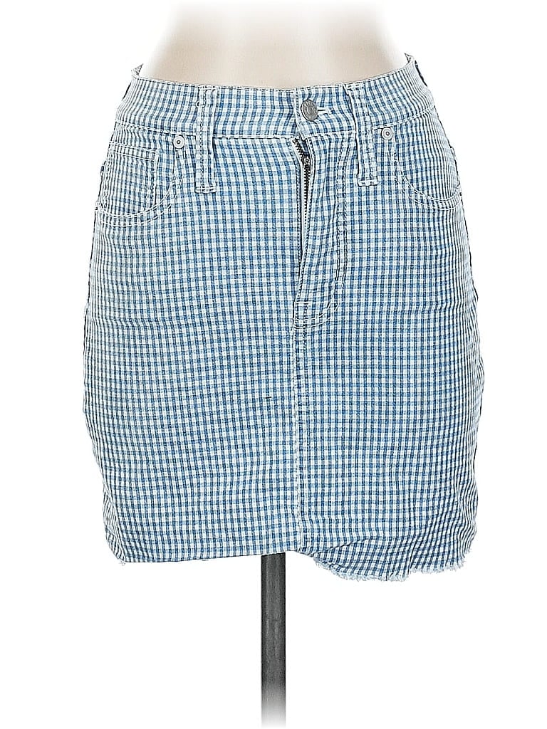 Pre-owned Madewell Casual Skirt In Blue
